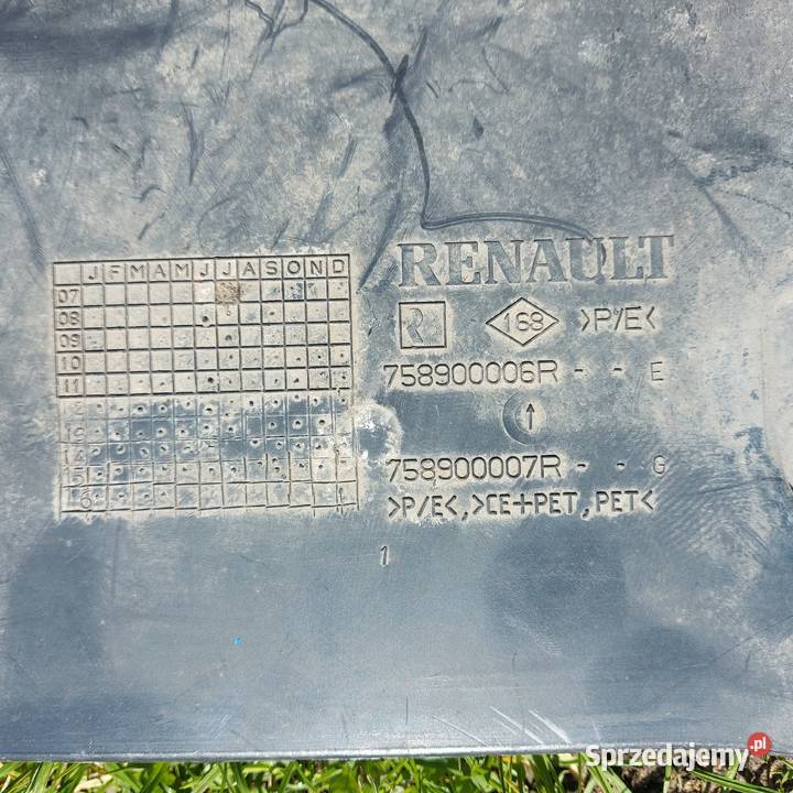 Płyta pod silnik osłona pod silnik Renault Meage śląskie Tychy