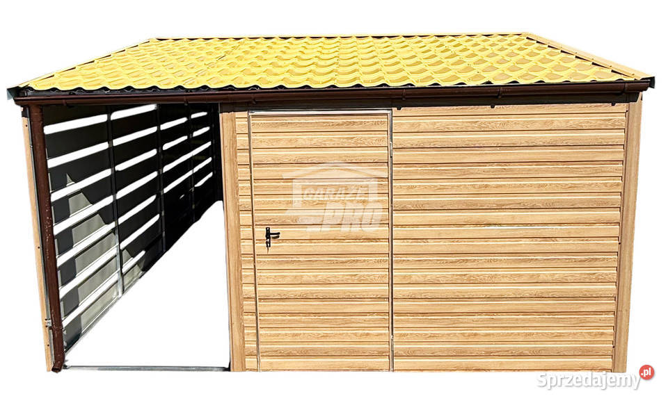 Domek ogrodowy 25x5 m wiata 15x5 m drzwi 2x okno