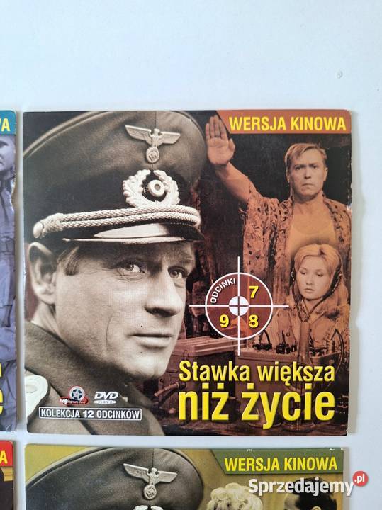 kolekcja DVD z serialem wojennym Stawka większa mazowieckie Wrotnów sprzedam