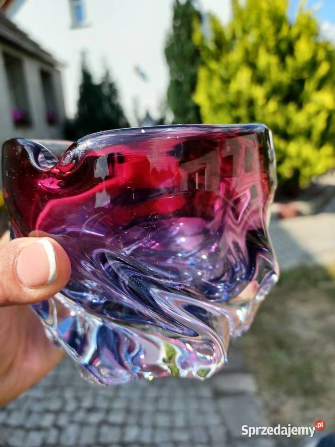 J Hospodka Chribska popielnica szkło Zielona Góra