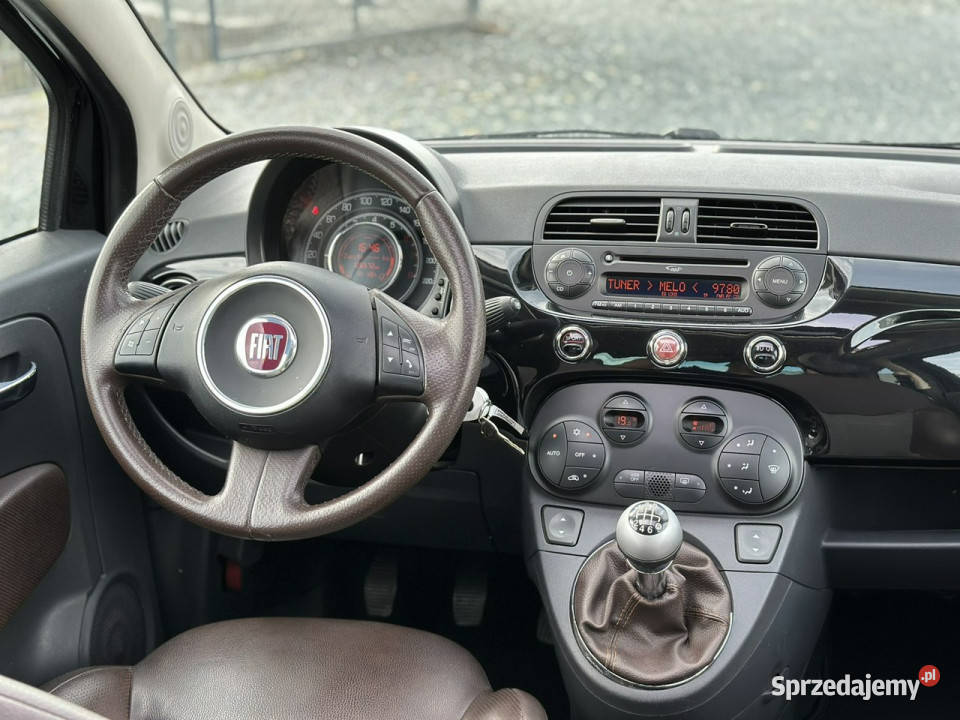 Fiat 500 14 16V 100 Sport 2008r szyberdach Wojkowice