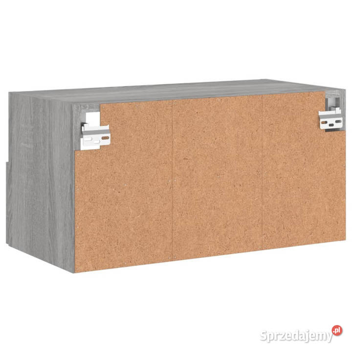 Ścienna szafka TV szary dąb sonoma 60x30x30