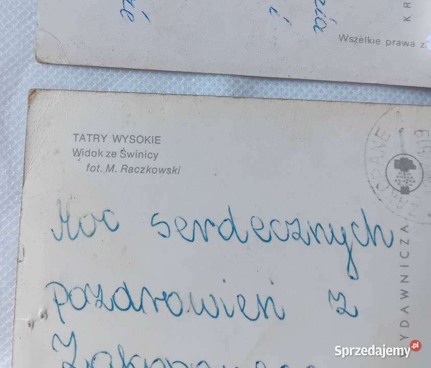 Dwie pocztówki Tatry Wysokie KAW lata 80e wielkopolskie