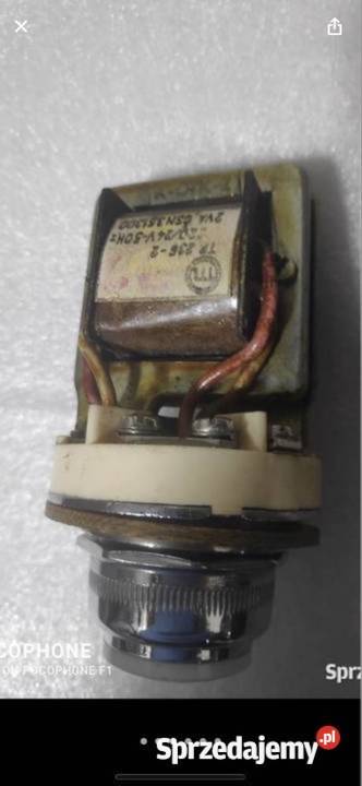 Lampka kontrolna biała z transformatorem 220V 24