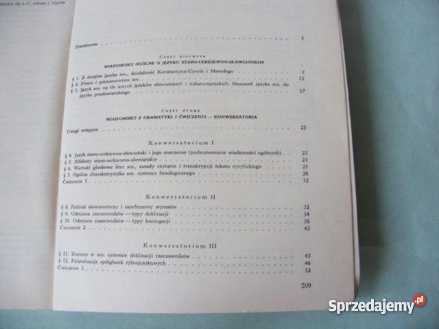 Podstawowe wiadomości z gramatyki Staro Cerkiewn Oborniki Śląskie