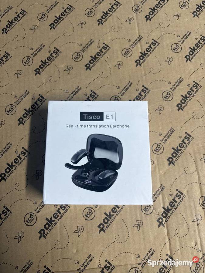 Słuchawki tłumaczące Tisco E1 Bluetooth różowe dolnośląskie Głuchów Górny