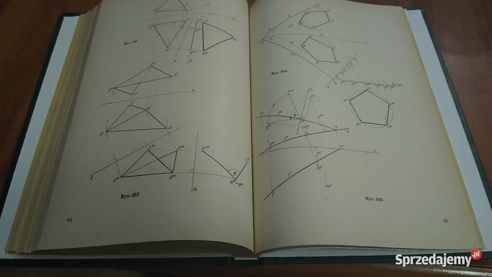 Geometria wykreślna T 1  Tadeusz Rachwał album z Gdańsk