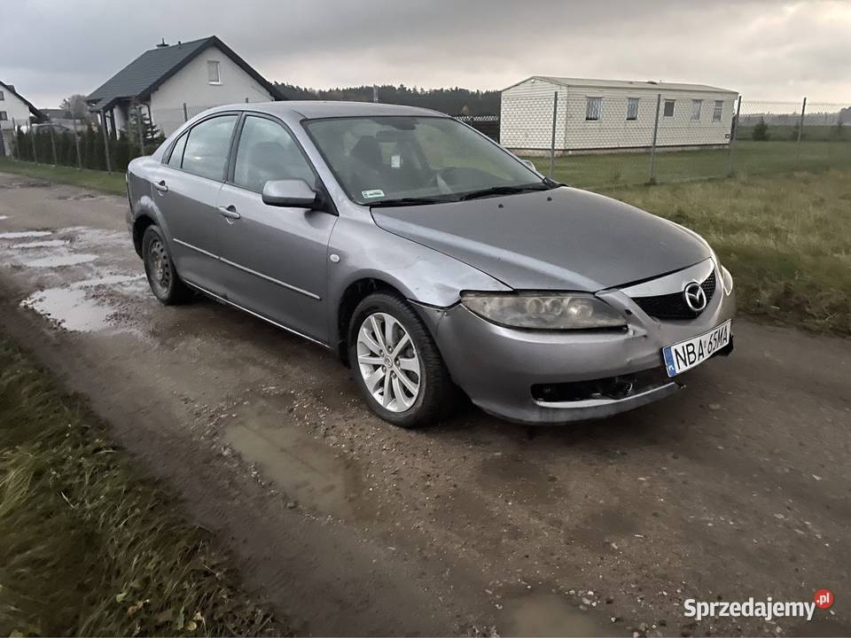 Mazda 6 Lift 20d Klima Aktualne opłaty 2komp kół diesel warmińsko-mazurskie Nidzica sprzedam