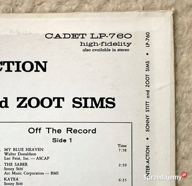 Sonny Stitt Zoot Sims InterAction Szczecin