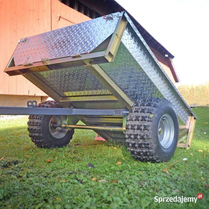 Przyczepa z wywrotem ATV 500 blacha ryflowana