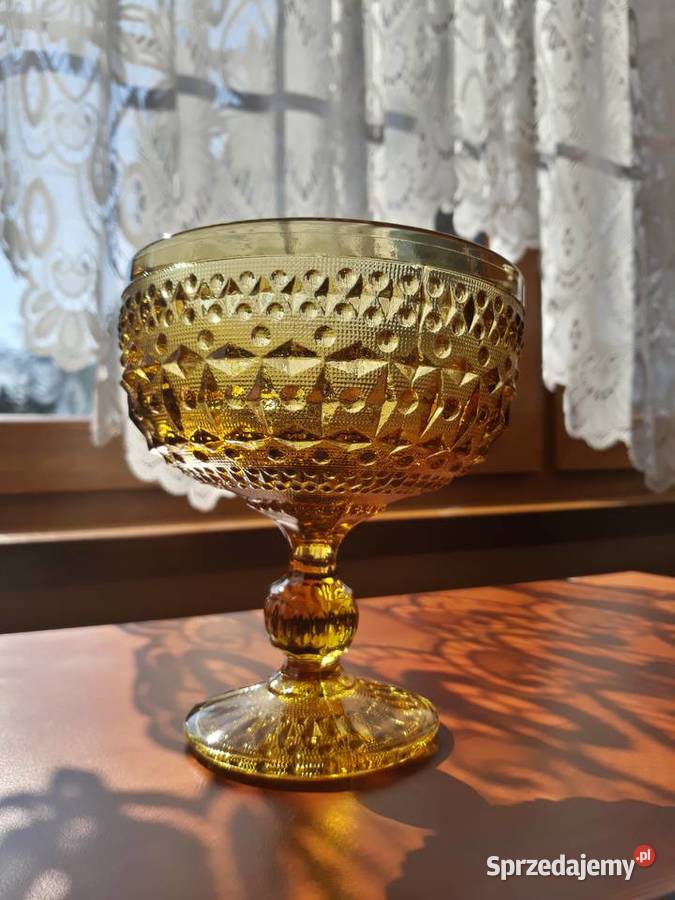 Cukiernica Romby i Guziczki 3 Ząbkowice kolorowe Porcelana i szkło