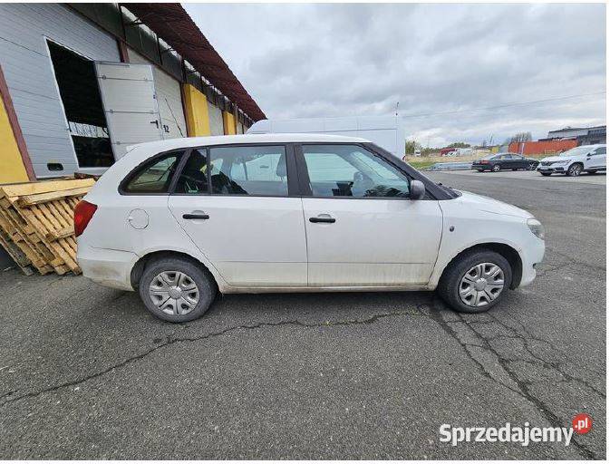 Skoda Fabia II sprzedaż syndyka biały