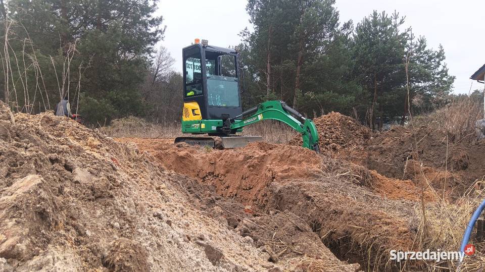 Usługi Minikoparką Minitransporterem Wykopy, roboty ziemne śląskie Tworóg