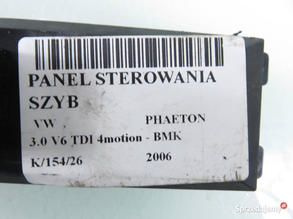 PANEL SZYB VW PHAETON 3D1959857B