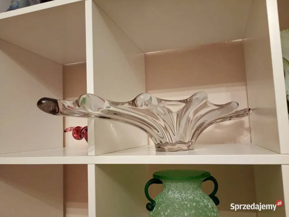 duża patera murano 60 włoskie szkło artystyczne mazowieckie Zegrze Południowe