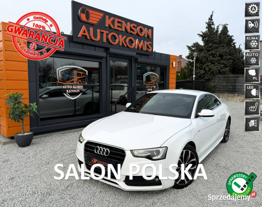 Audi A5 Coupe Polski Salon SLine Skórzna ABS Bydgoszcz