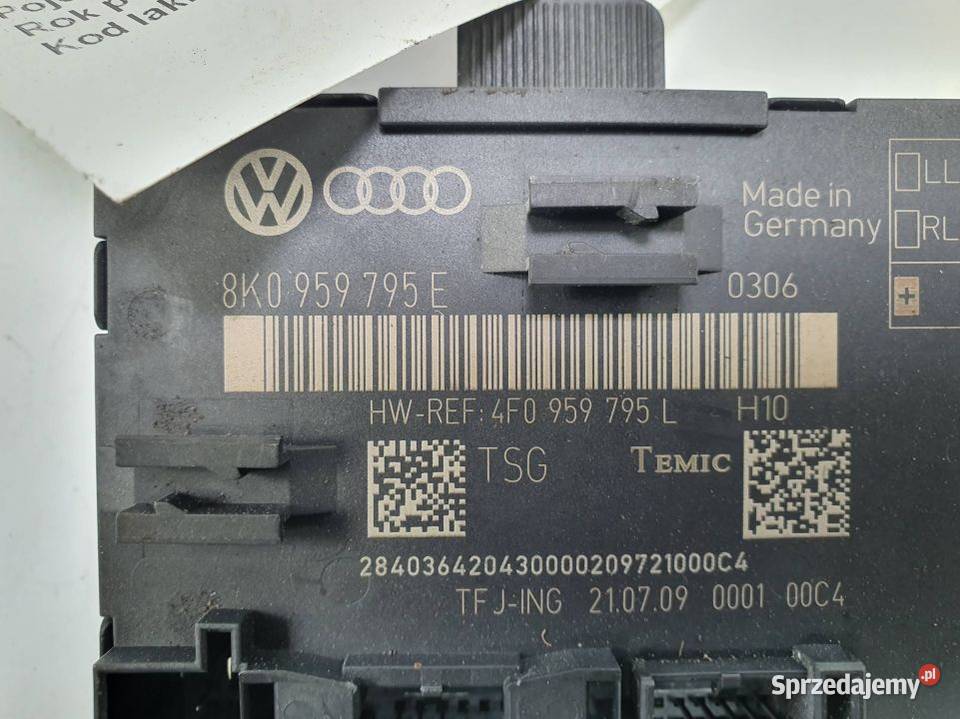 MODUŁ AUDI A5 8K0959795E Części samochodowe kujawsko-pomorskie Lipno
