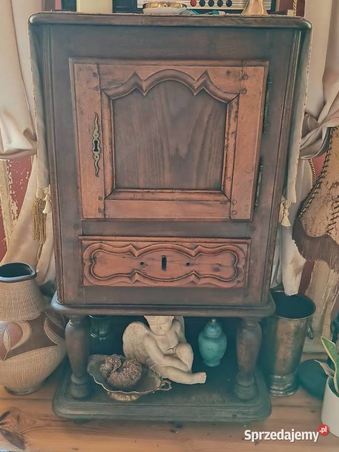 Antyczny barek w stylu barokowym wyjątkowy mebel dolnośląskie Wrocław sprzedam