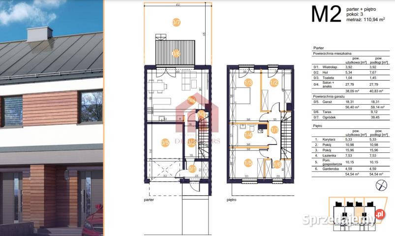 Kamienicę sprzedam Rzeszów św Walentego 11094m2 szeregowa