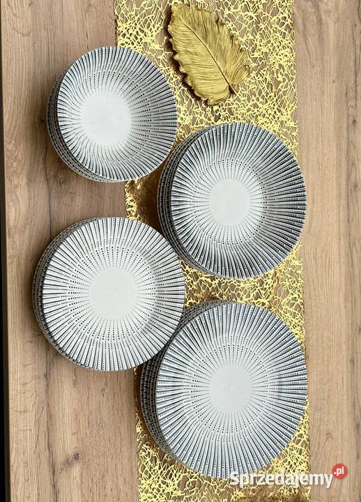 Talerze homelux 24 el kropeczki Szczecin