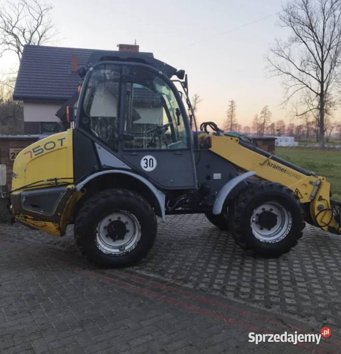 Ładowarka kołowa teleskop 2012r Kramer 750T jcb Łowicz sprzedam
