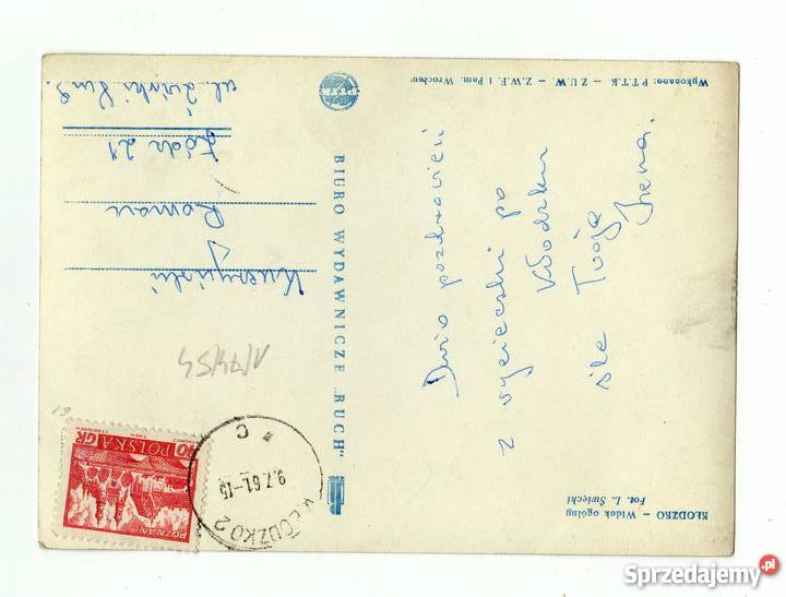 KŁODZKO WIDOK OGÓLNY POCZTÓWKA CZARNO BIAŁA Krynki