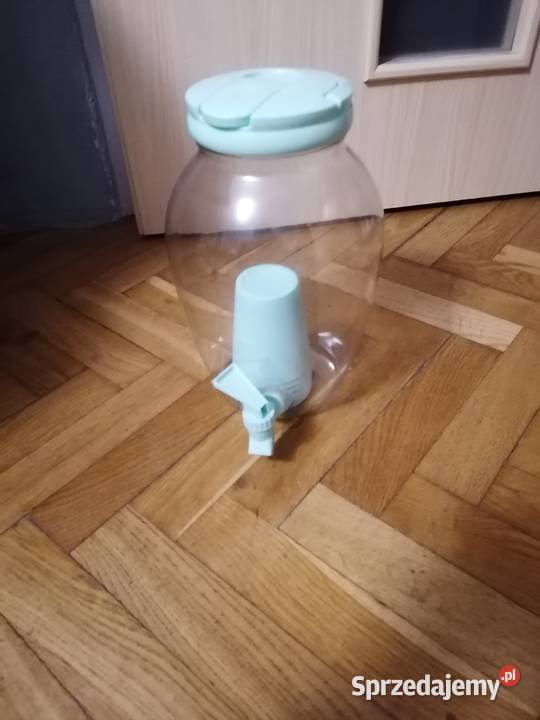 Dzbanek z kranikiem przezroczysty Gdańsk