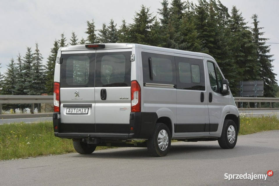 Peugeot Boxer 22BlueHDI 9 osobowy FV23 gwarancja lakier metallic Sędziszów Małopolski