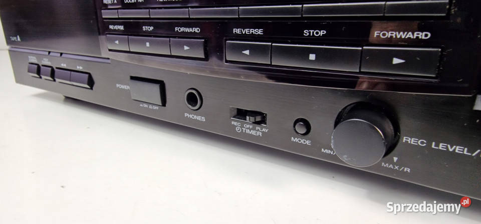 Kenwood magnetofon dwukasetowy KX W 4080 KXW4080 Międzychód