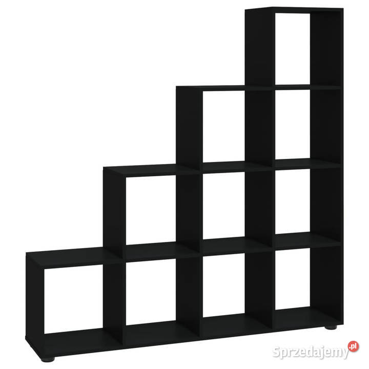 Regał schodkowy czarny 142 materiał Warszawa