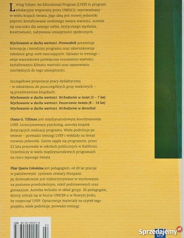 WYCHOWANIE W DUCHU WARTOŚCI PRZEWODNIK świętokrzyskie