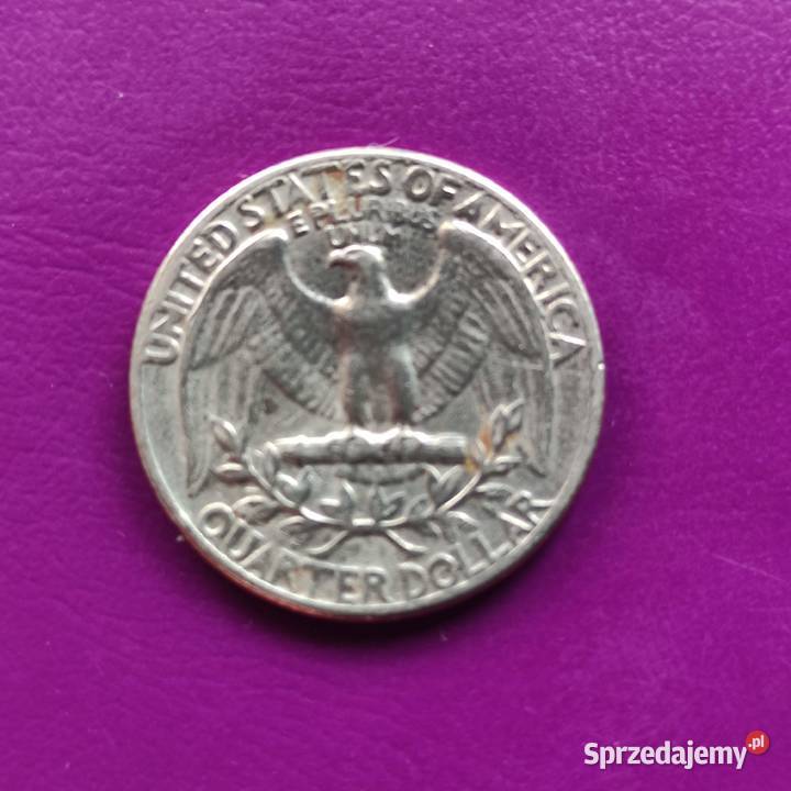 Moneta USA QUARTER DOLLAR 1965 25 centów George Numizmatyka mazowieckie Pruszków
