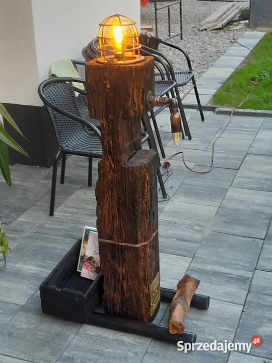Unikatowy słupek oświetleniowy lampa stojąca Pozostałe podkarpackie Jedlicze