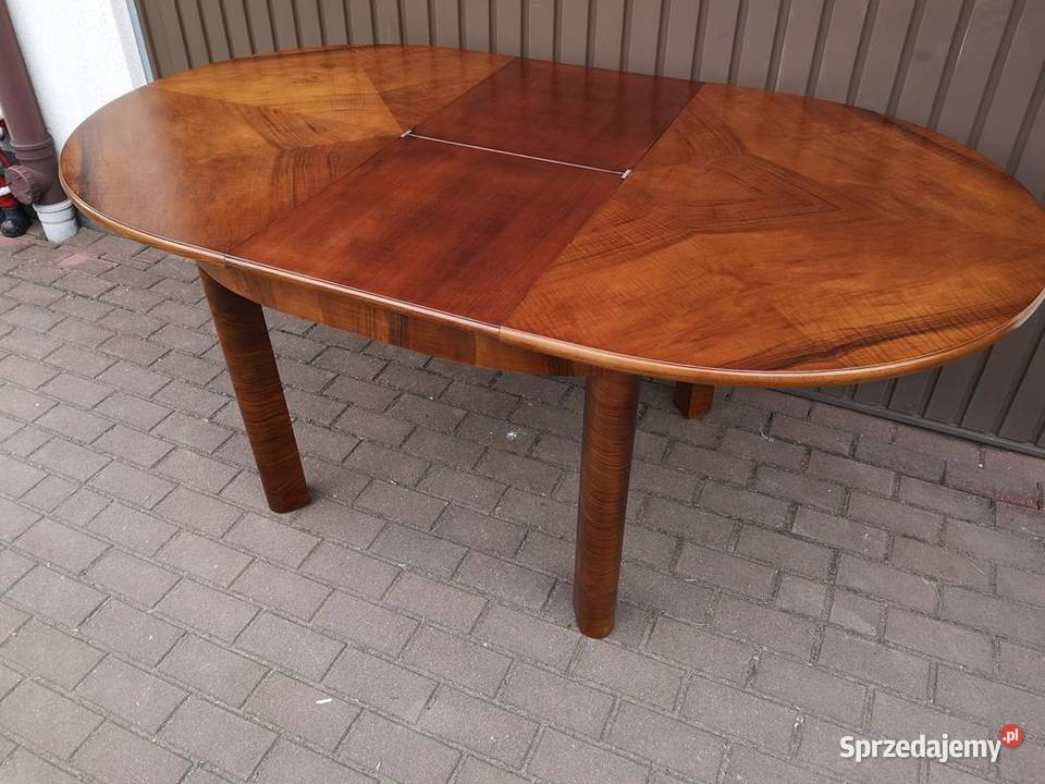 Stół ARTDECO Orzech Sygnowany Rozkładany Stary sprzedam