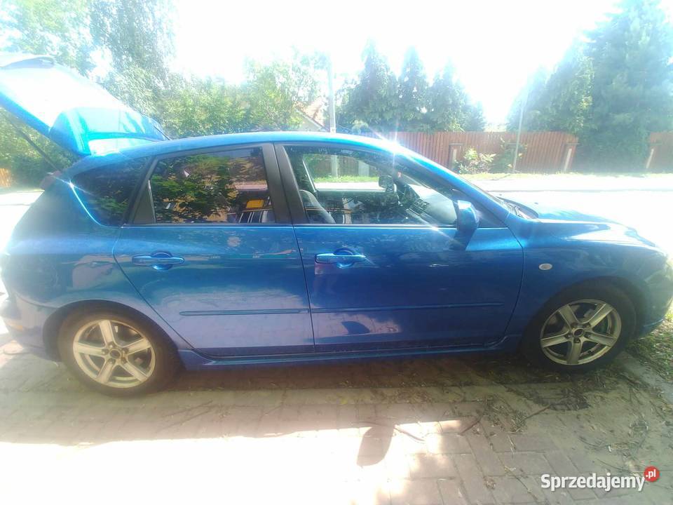 Mazda 3 hatchback niebieska benzyna gaz zadbana podlaskie
