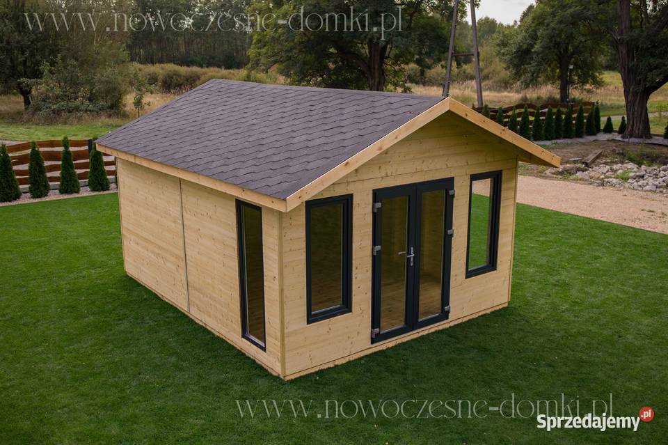 Drewniany domek ogrodowy Leon 2 wym 4x4m Olsztyn