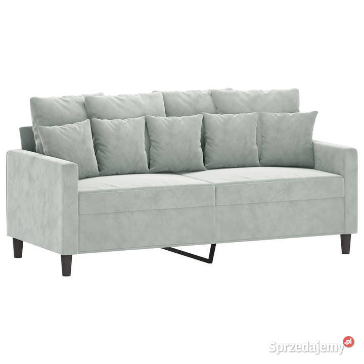 Sofa 2osobowa jasnoszara 140 tapicerowana Warszawa sprzedam