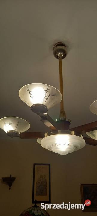 Pięcioramienny żyrandol w stylu Art Deco Skierniewice sprzedam