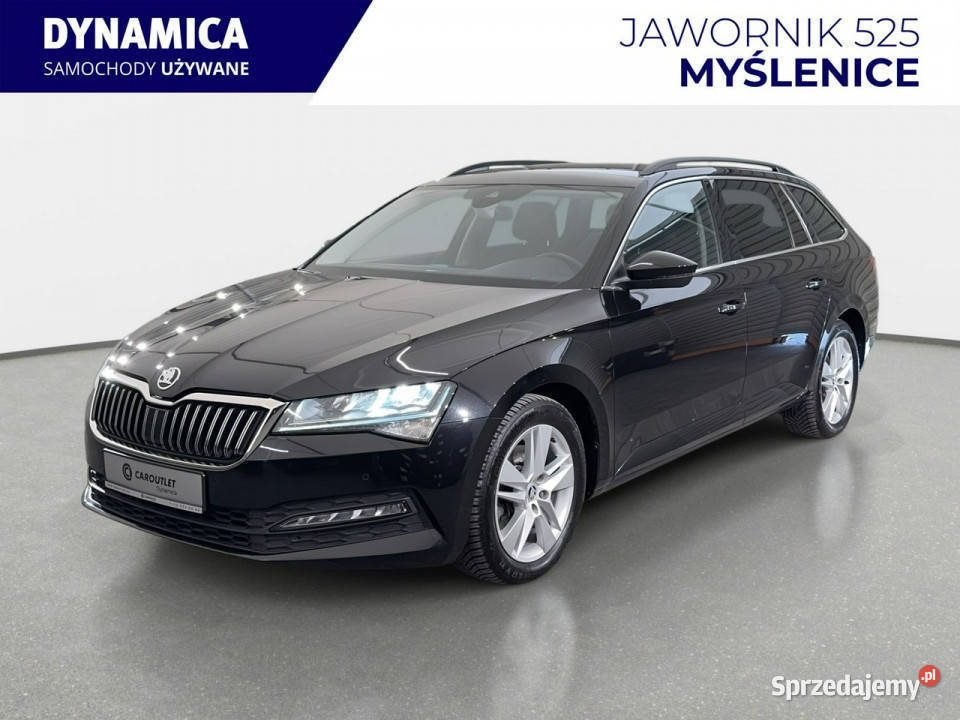 koda Superb Combi Ambition 20TDI 200 DSG 2021 r relingi dachowe Myślenice