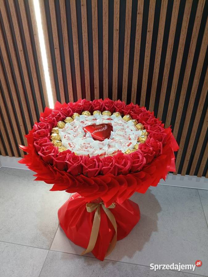 Słodki bukiet Prezent na Ślub Urodziny Dzień Słupca
