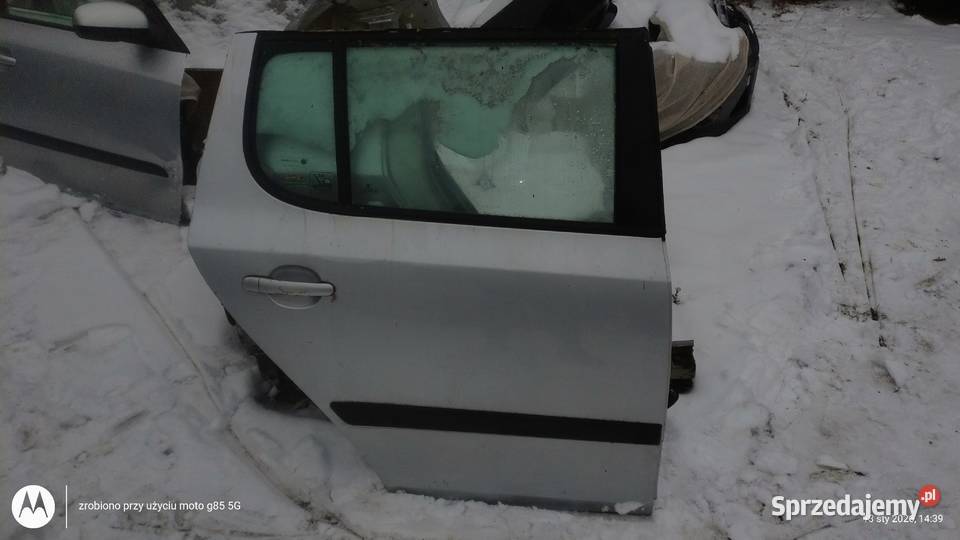 Drzwi tylne prawe Skoda Fabia 2 hatchback dolnośląskie Lubin