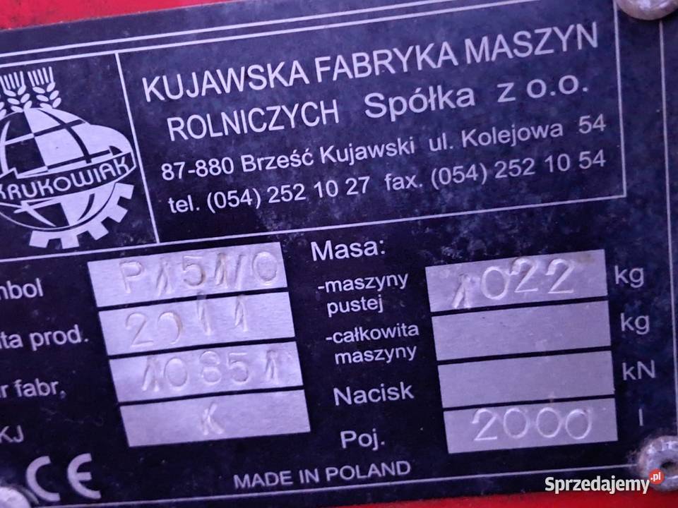 Opryskiwacz krukowiak apollo pomorskie Janiszewko