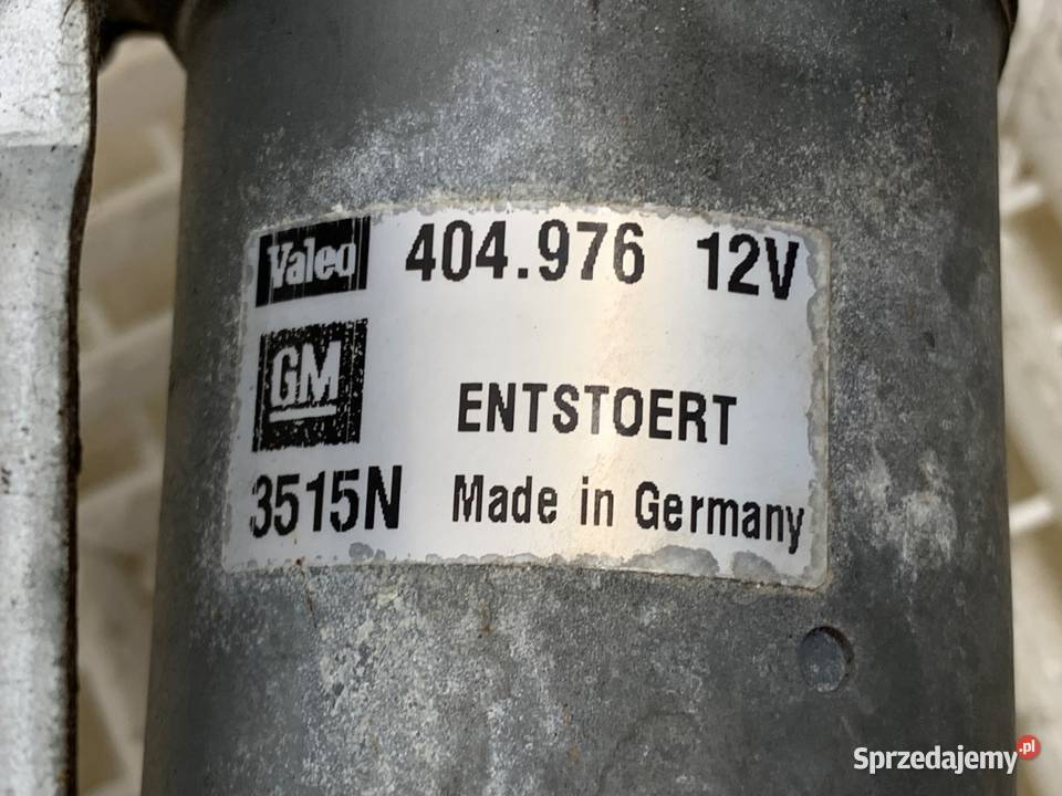 MECHANIZM WYCIERACZEK PRZÓD OPEL ZAFIRA B 404976 osobowe podkarpackie