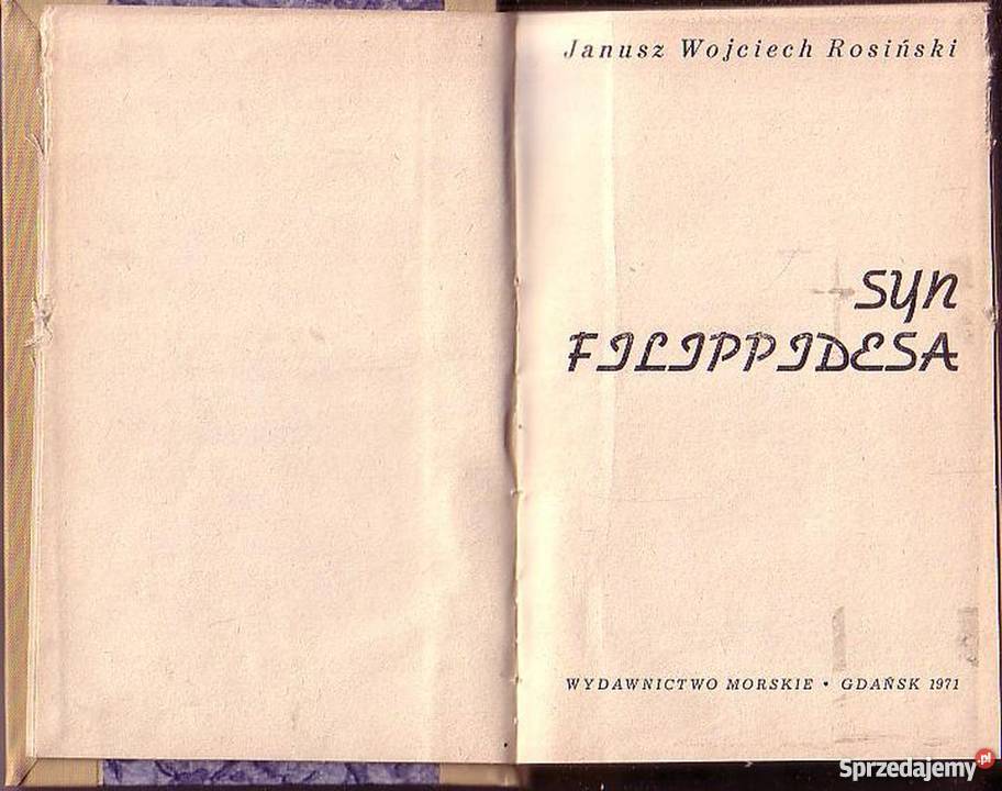 0687 SYN FILIPPIDESA JANUSZ WOJCIECH ROSIŃSKI Czyrna