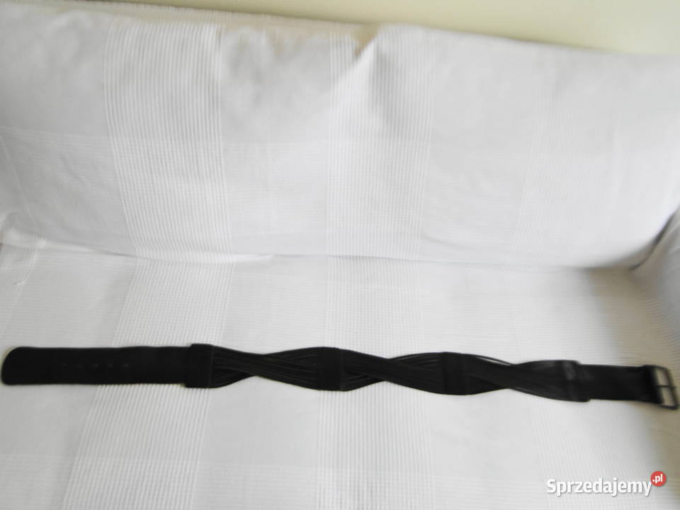 Piękny skórzany pas szeroki dizajnerski Uniseks Warszawa