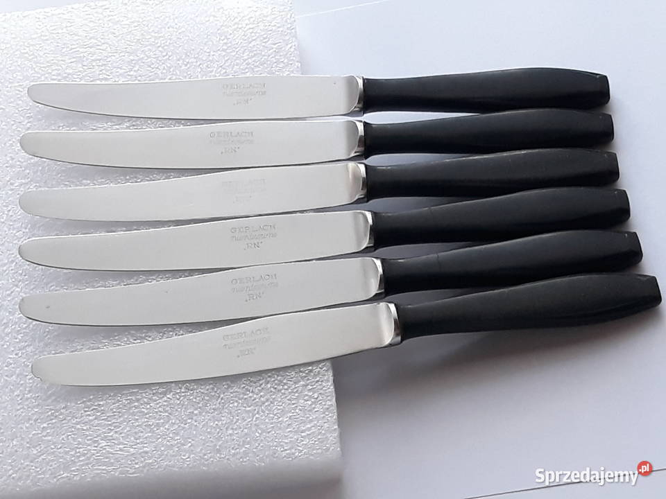 Noże obiadowe KANT BAKELIT sztućce PRL Wyposażenie wnętrz Dąbrowa Górnicza sprzedam