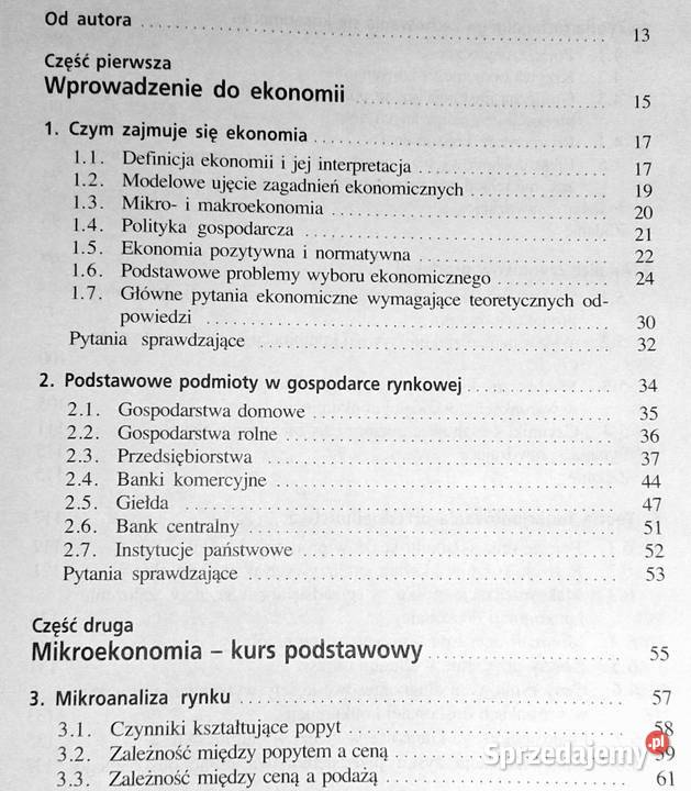 System rynkowy Podstawy mikro i makroekonomii Rok wydania 1998 Chełm sprzedam