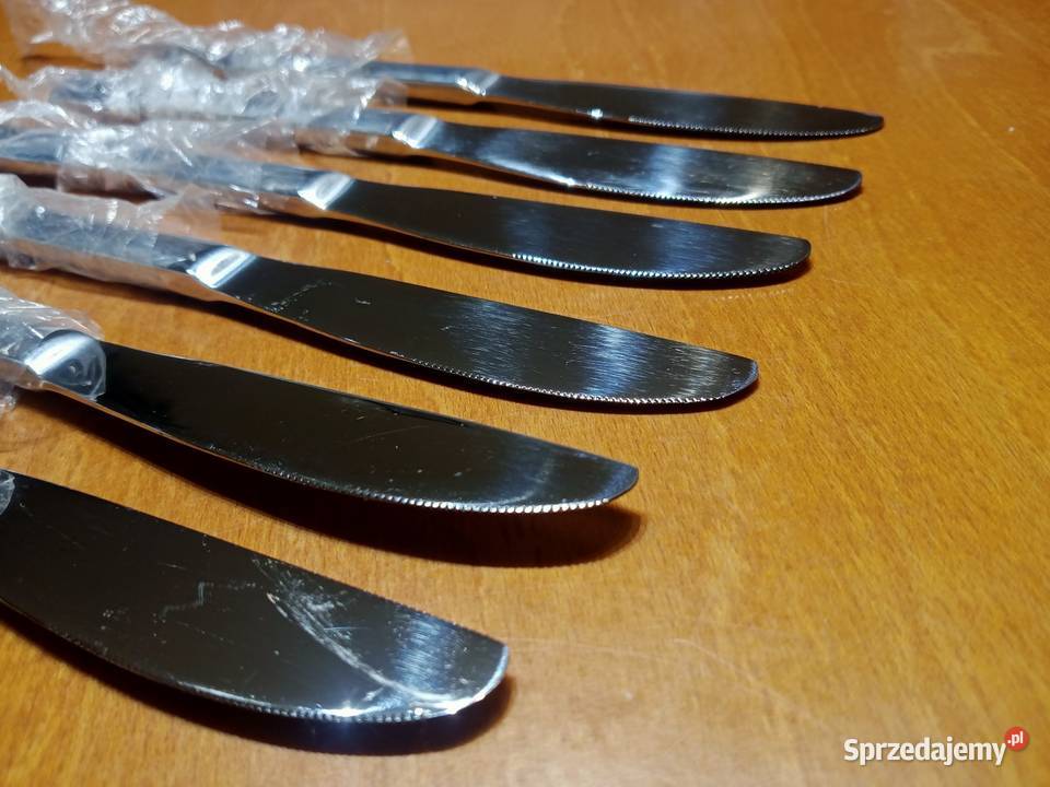 Noże stołowe SSW 6 niecałe 22 nowe Sztućce Kraków sprzedam