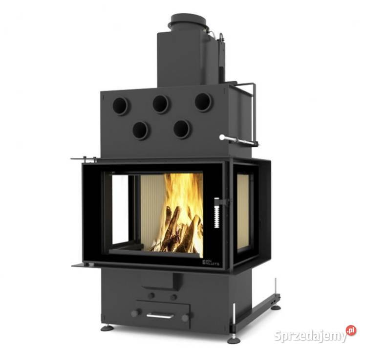 LOUIS AIR 10 kW Twin Glass Kominek hybrydowy na Głogów