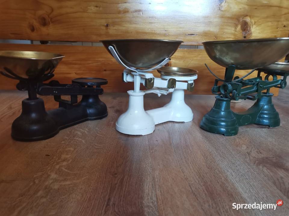 Stara Angielska waga szalkowa w stylu Art Deco Kraków sprzedam